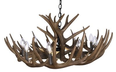 Illuminate Your Space with Authentic Style: Introducing Pewter Antler Chandeliers from Cast Horn Designs